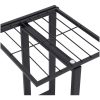 Växtställ med 5 hyllor svart metall vidaXL 43 x 22 x 98 cm – miniatyr 8