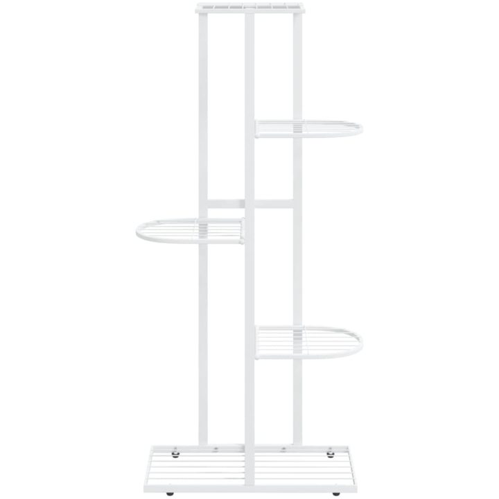 Växtställ med 5 hyllor vit metall vidaXL 43 x 22 x 98 cm – bild 3