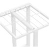 Växtställ med 5 hyllor vit metall vidaXL 43 x 22 x 98 cm – miniatyr 8
