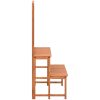 Växtställ med spaljé 70x42x115 cm massivt granträ vidaXL – miniatyr 3