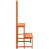 Växtställ med spaljé orange 70x42x120 cm massivt granträ vidaXL – miniatyr 3