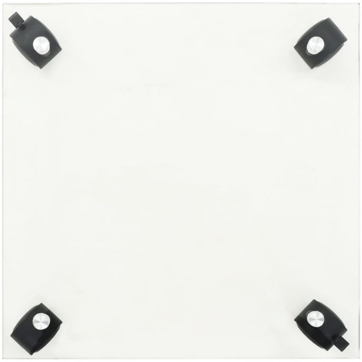 Växtställ på hjul 4 st 35x35 cm härdat glas kvadratisk vidaXL – bild 4
