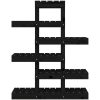 Växtställ Svart massiv furu vidaXL 85 x 25 x 109.5 cm – miniatyr 5
