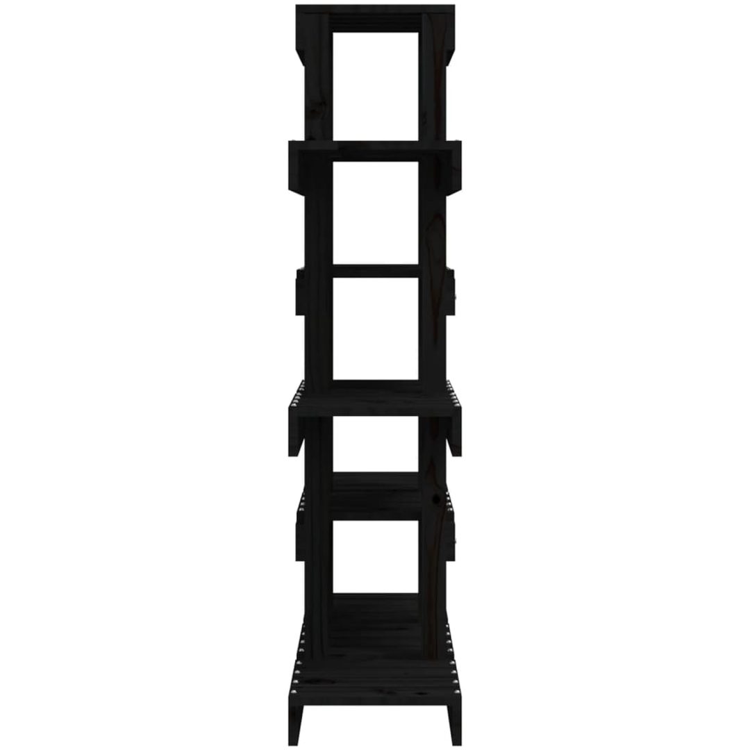 Växtställ Svart massiv furu vidaXL 85 x 25 x 109.5 cm – bild 6