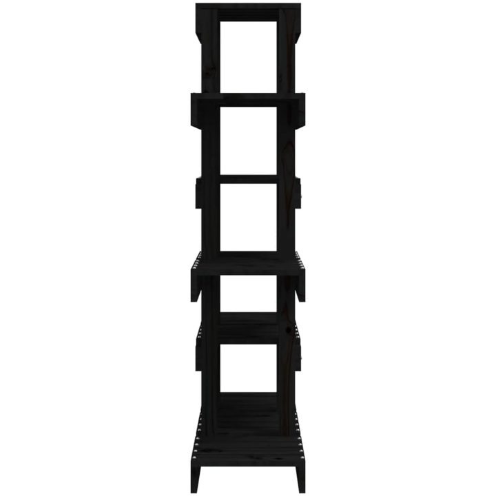Växtställ Svart massiv furu vidaXL 85 x 25 x 109.5 cm – bild 6