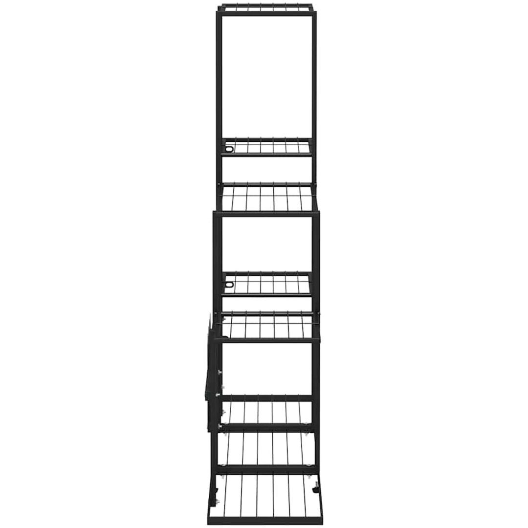 Växtställ svart metall vidaXL 94.5 x 25 x 88 cm – bild 6