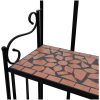 Växtställ terrakotta mosaik vidaXL – miniatyr 3