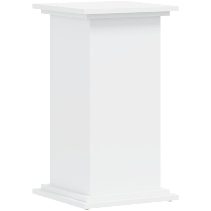 Växtställ vit konstruerat trä vidaXL 33 x 33 x 60 cm – bild 2