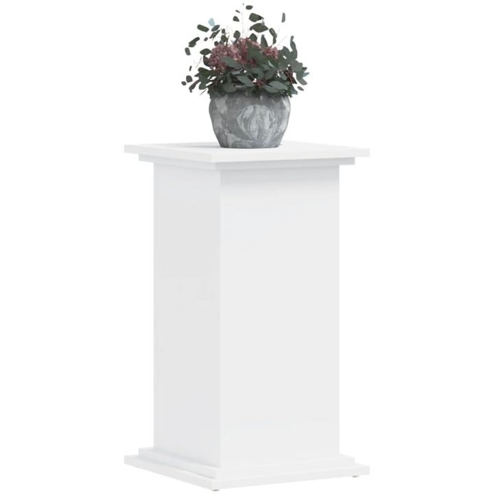 Växtställ vit konstruerat trä vidaXL 33 x 33 x 60 cm – bild 3