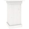 Växtställ vit massiv furu vidaXL 40 x 40 x 60 cm – miniatyr 2