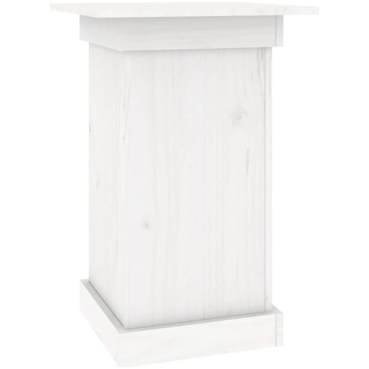 Växtställ vit massiv furu vidaXL 40 x 40 x 60 cm – bild 2