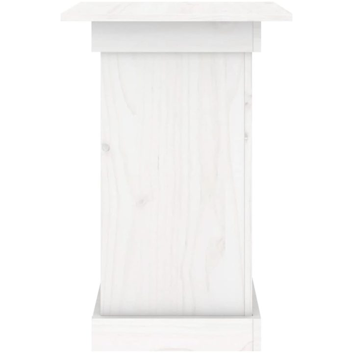 Växtställ vit massiv furu vidaXL 40 x 40 x 60 cm – bild 6