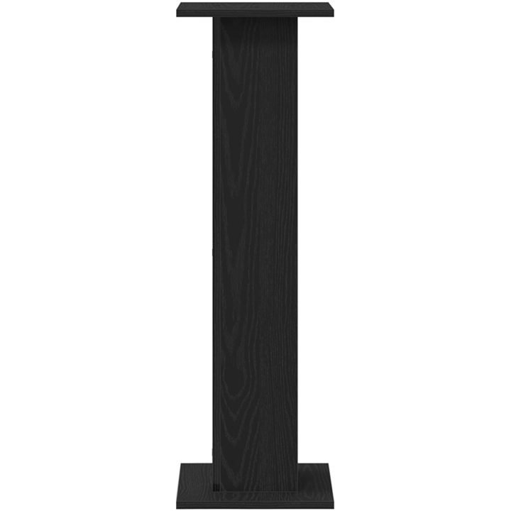 Växtstånd 2 st Svart Ek 30x30x95 cm Konstruerat trä vidaXL Large – bild 7