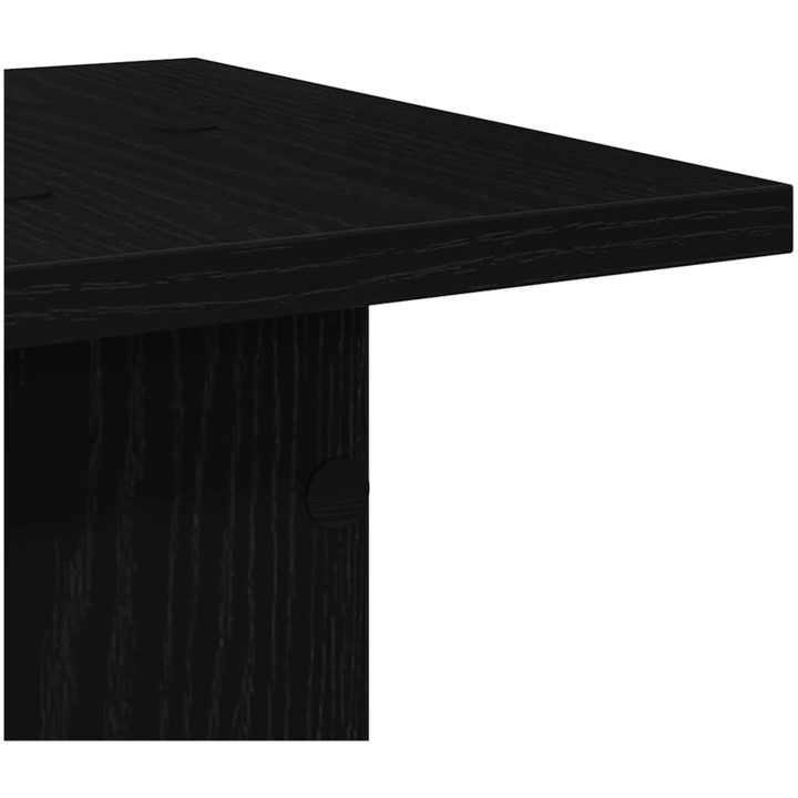 Växtstånd 2 st Svart Ek 30x30x95 cm Konstruerat trä vidaXL Large – bild 8