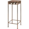 Växtstativ 3 delar vintage stil metall rostfärgade vidaXL – miniatyr 3