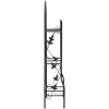 Växtstöd 3 hyllor svart 52x28x128 cm järn vidaXL – miniatyr 3