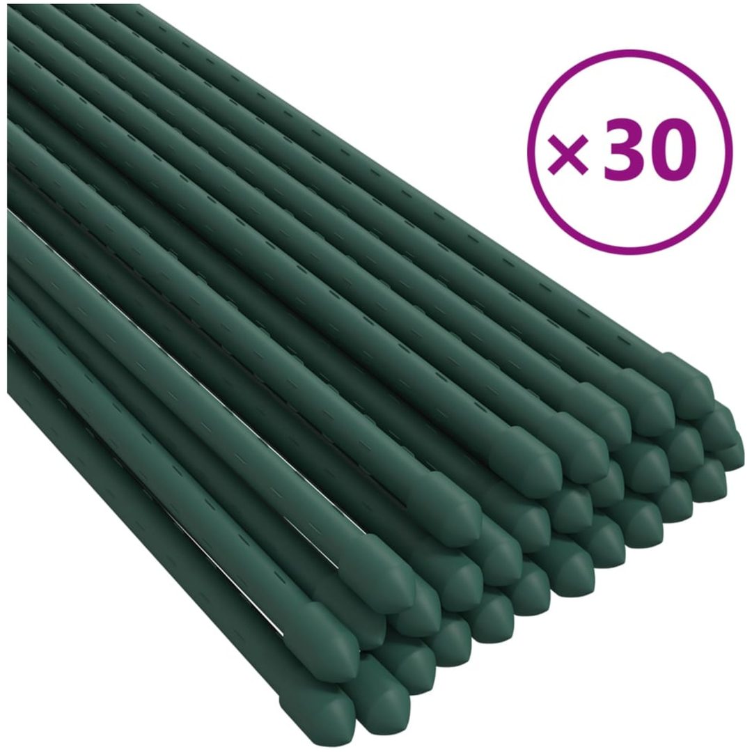 Växtstöd 30 st grön stål vidaXL 60 cm – bild 2