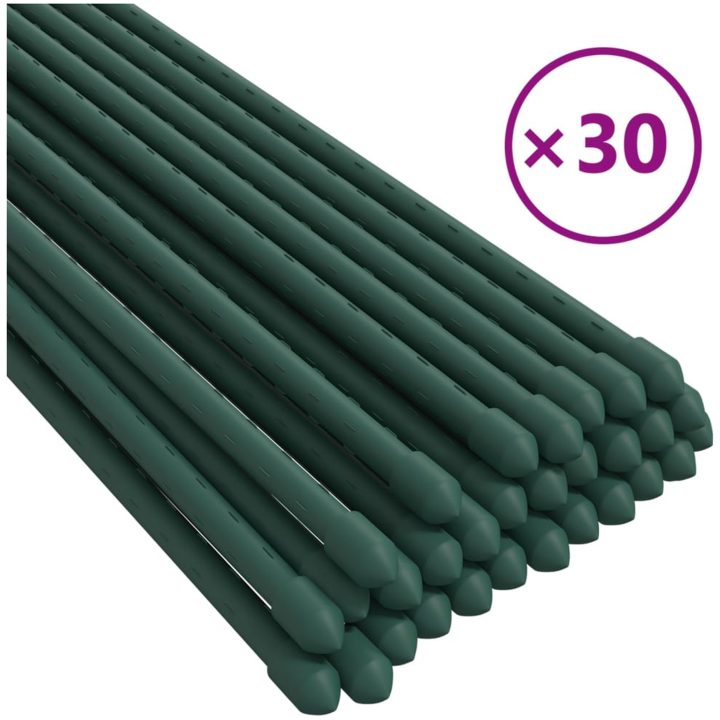 Växtstöd 30 st grön stål vidaXL 60 cm – bild 2