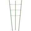 Växtstöd med 3 ringar 5 st grön 60 cm stål vidaXL 21.5 x 60 cm – miniatyr 5