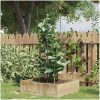 Växtstöd med 4 ringar 5 st grön 90 cm stål vidaXL 30 x 90 cm – miniatyr 1