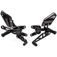 VCR38GT Adjustable Rearset Black Aprilia GILLES TOOLING