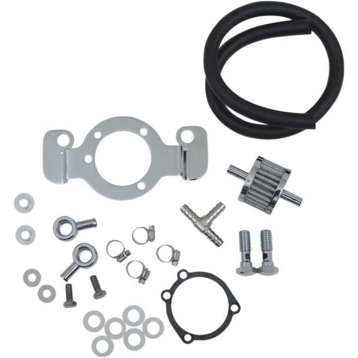 Veckhusventilation/stöd Svart/krom DRAG SPECIALTIES – bild 2