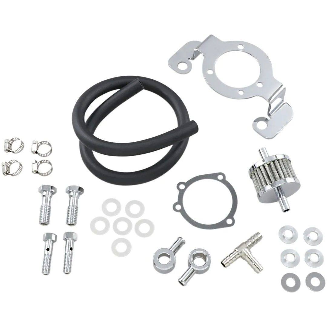 Veckhusventilation/stöd Svart/krom DRAG SPECIALTIES – bild 2