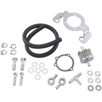 Veckhusventilation/stöd Svart/krom DRAG SPECIALTIES