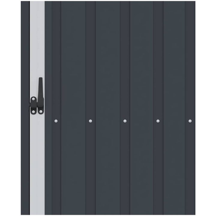 Vedskjul antracit 245x98x159 cm galvaniserat stål vidaXL – bild 10