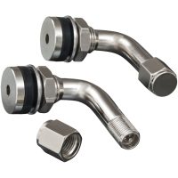 Ventil 90° Böj Grå/silver SHOW CHROME