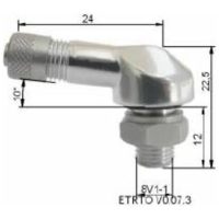 Ventil Aluminium Silver BIHR