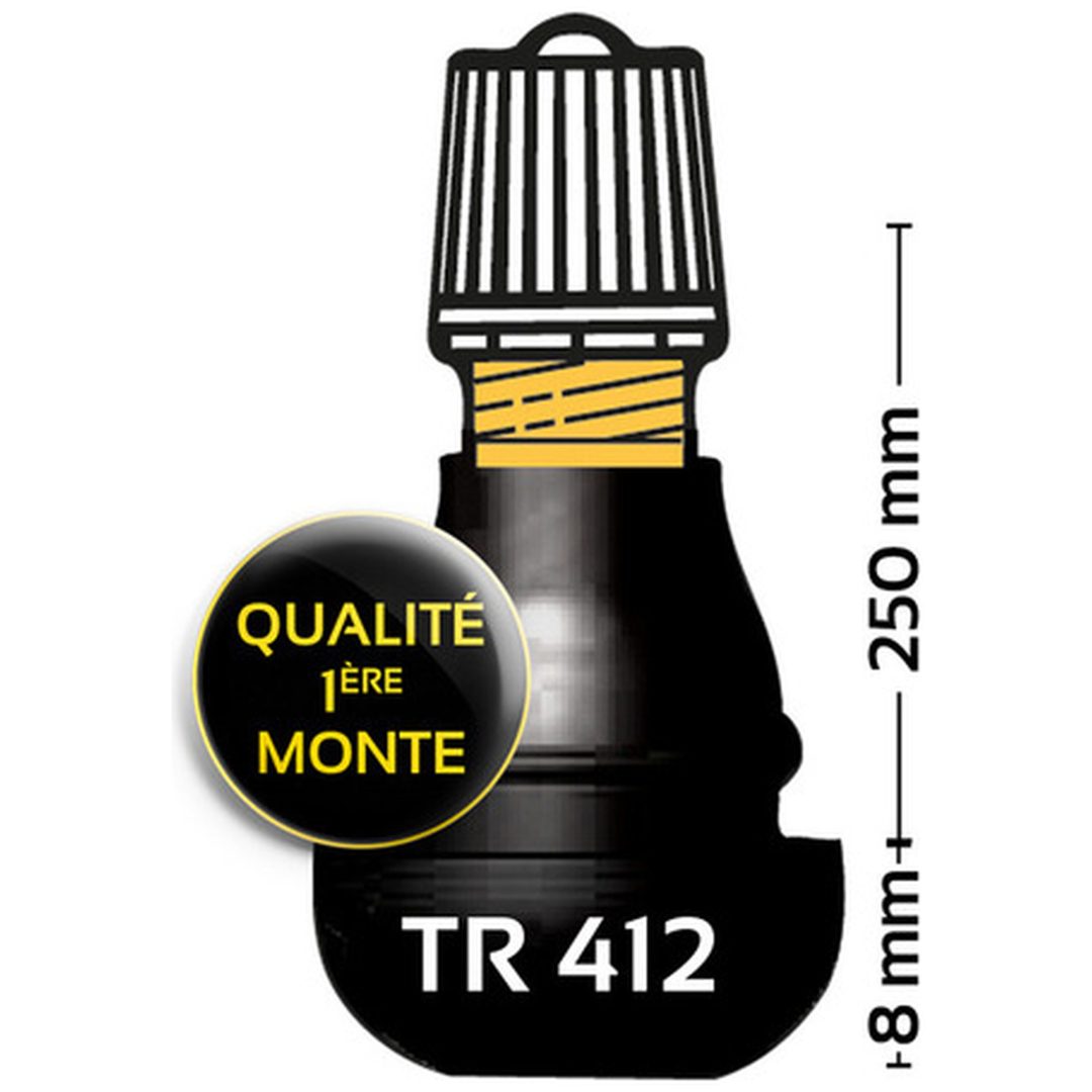 Ventil TR412 Gummerad BIHR