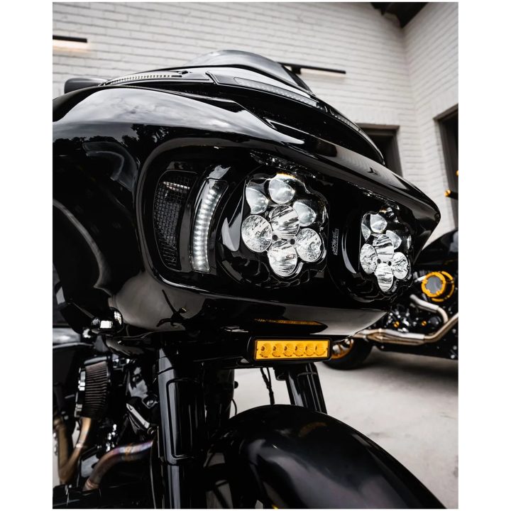 Ventilationsinsatser Led Genesis® 4 Dynamic För Road Glide® Rök/Svart CUSTOM DYNAMICS Ventilinsats – bild 3