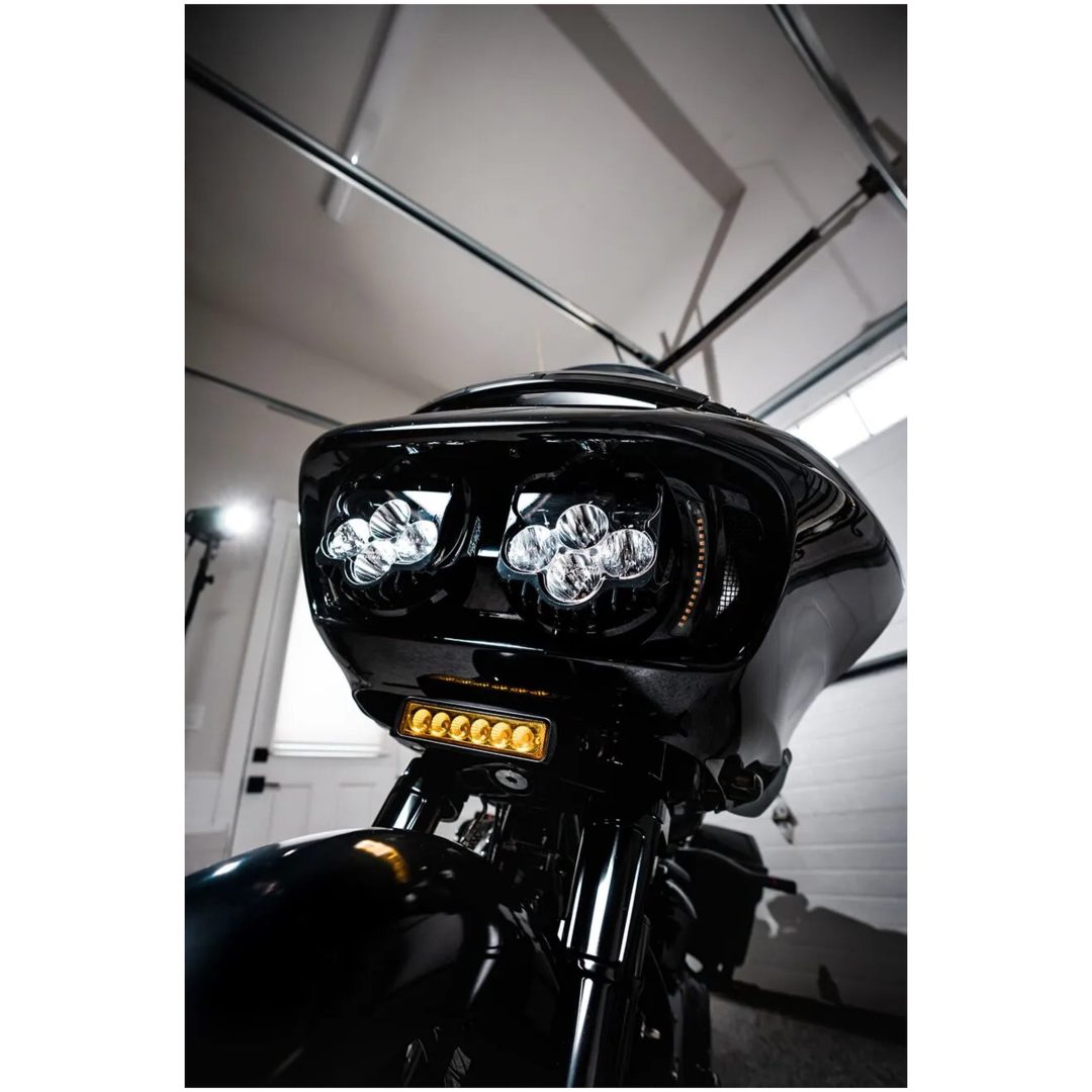 Ventilationsinsatser Led Genesis® 4 Dynamic För Road Glide® Rök/Svart CUSTOM DYNAMICS Ventilinsats – bild 5