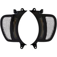 Ventilationsinsatser Led Genesis® 4 Dynamic För Road Glide® Rök/Svart CUSTOM DYNAMICS