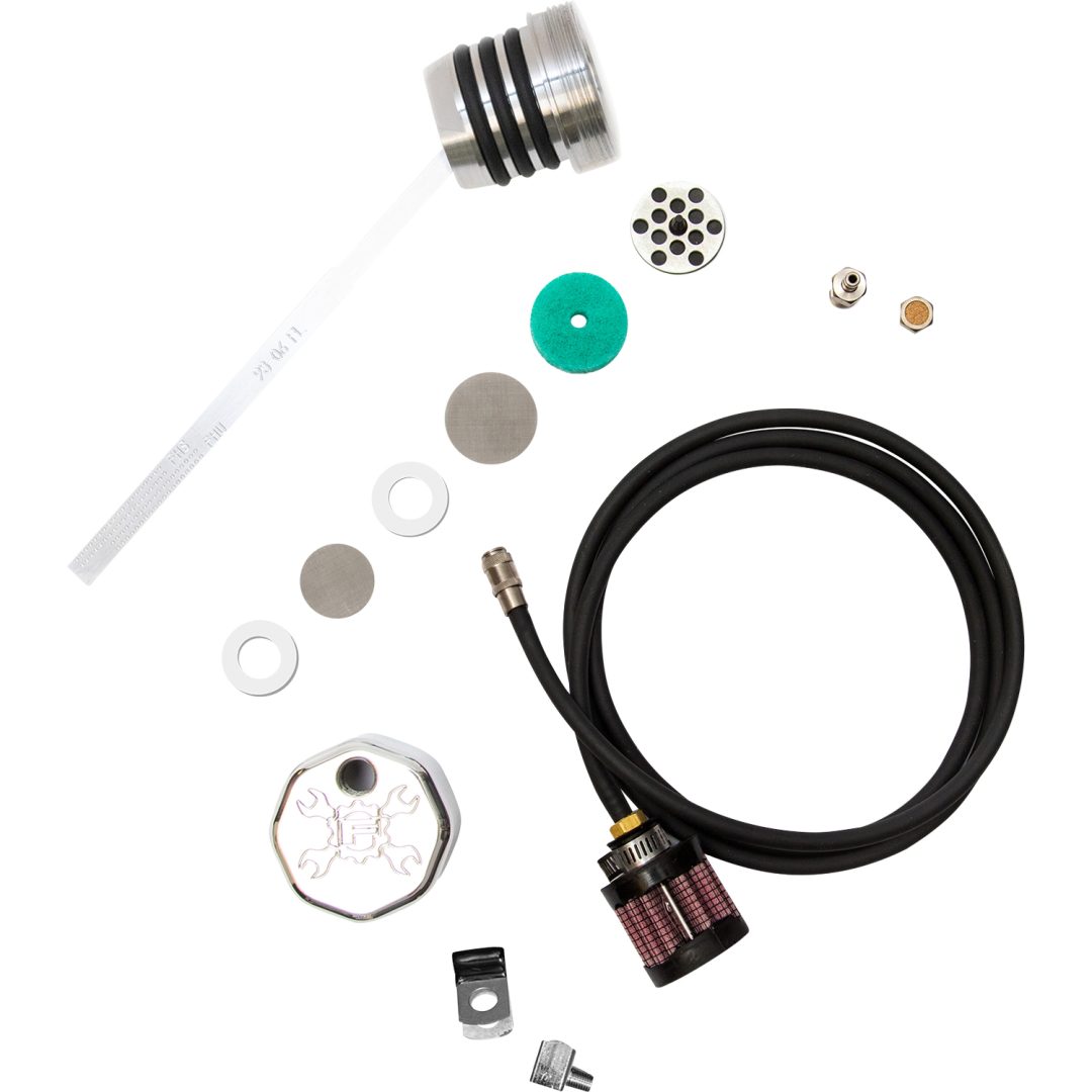 Ventilerad Oljesticka Svart/polerad FEULING OIL PUMP CORP.