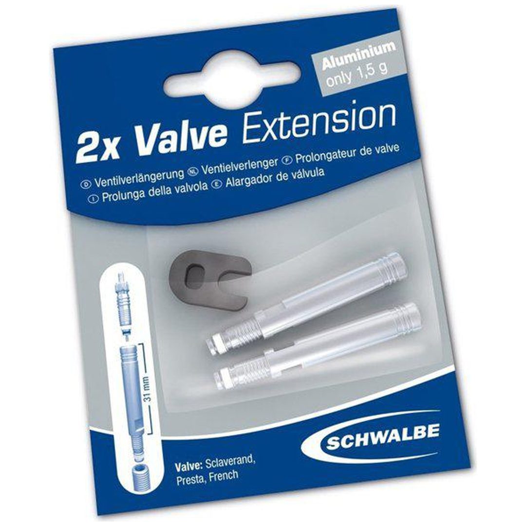 Ventilförlängare Aluminium SCHWALBE