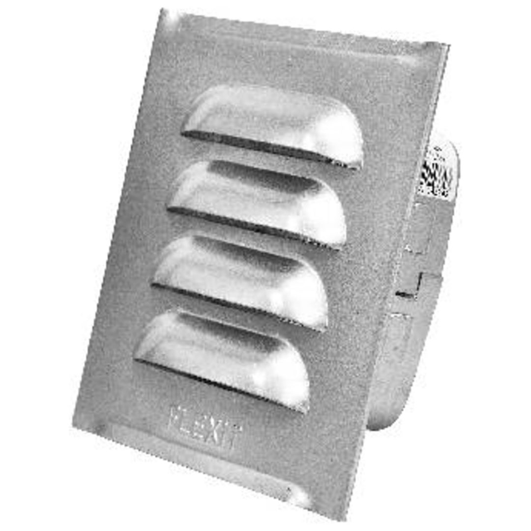 Ventilgaller Aluzink/Stål FLEXIT VENTILGALLER MED RAM 100X100MM