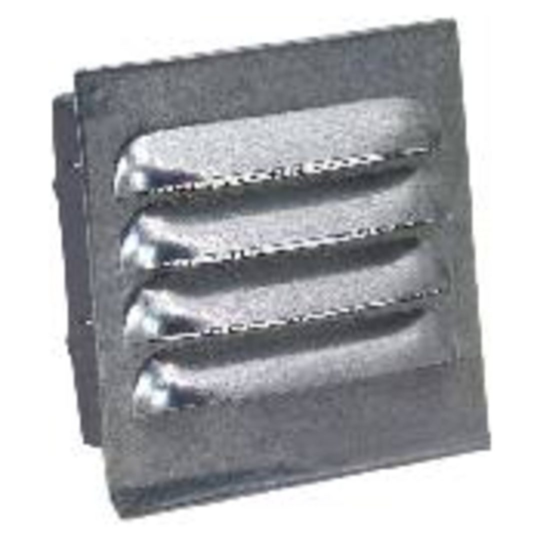 Ventilgaller med ram galv VENTILGALLER M RAM GALV 100MM