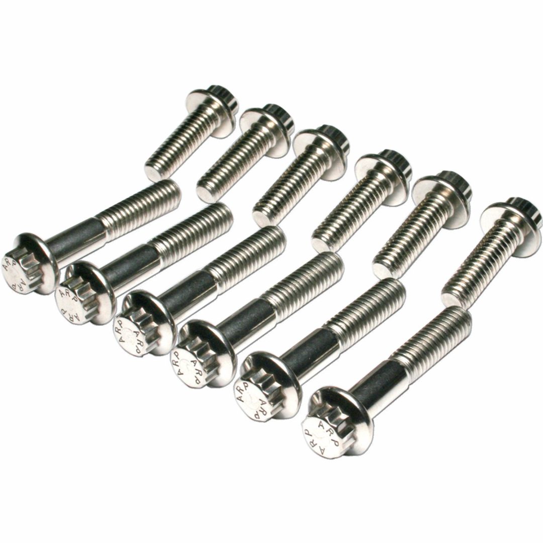 Ventilkåpsskruvkit 12-Point Polerad Silver FEULING PARTS
