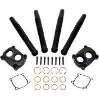 Ventillyftarkåpa Kit Low-Profile Billet Svart JIMS