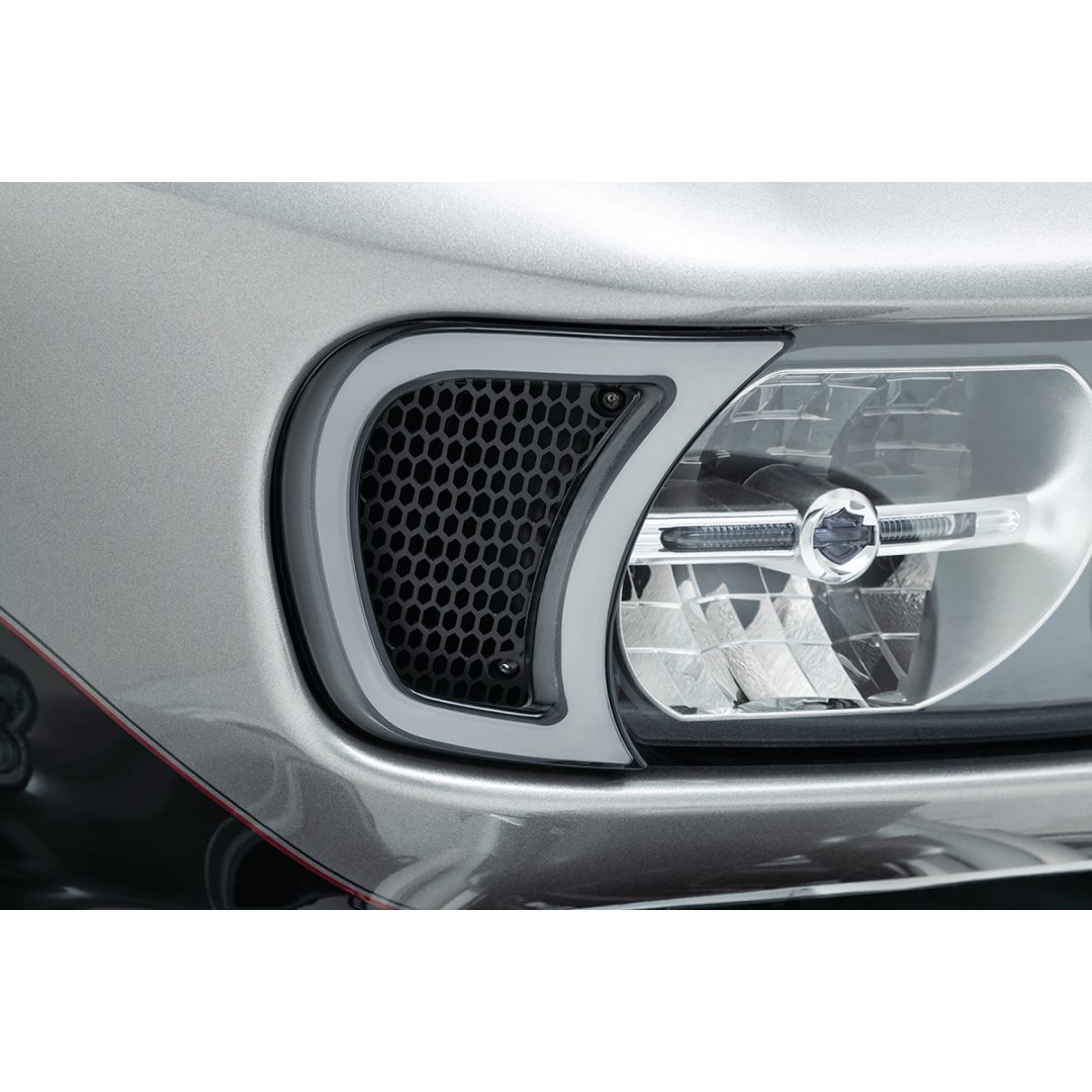 Ventinsats Tracer LED Svart Vit Orange KURYAKYN