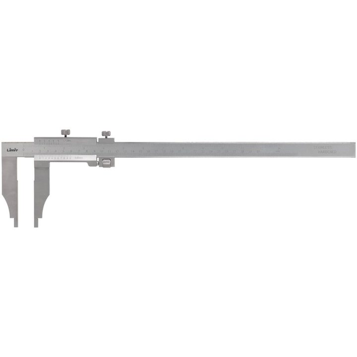 Verkstadsskjutmått med fininställning, rostfritt Limit VERKSTADSSKJUTMÅTT 300X90MM – bild 2