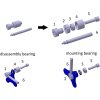 Verktyg Frame BLACK BEARING Monterings- och demonteringssats – miniatyr 2