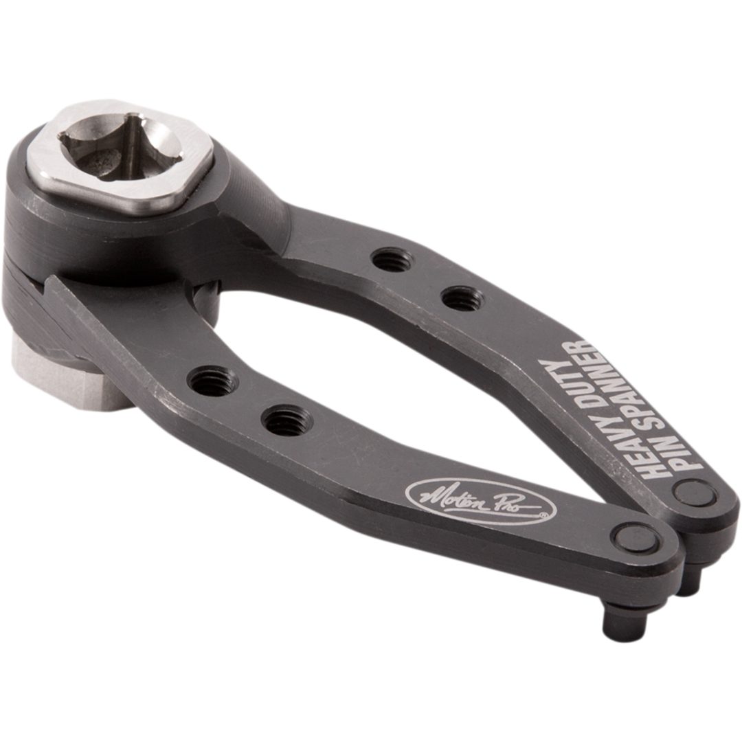 Verktyg Heavy Duty Pin Spanner Svart/Oxid Stål MOTION PRO Skiftnyckel