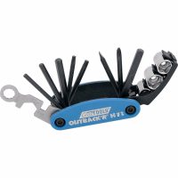 Verktyg Outback'r H13 Fällbart Hd Multifunktionsverktyg Blå Chrome Vanadium Alloy Steel CRUZTOOLS