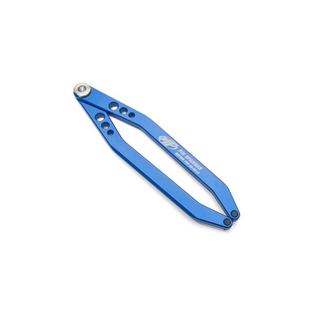 Verktyg Pin Spanner Wrench Blå/Anodiserad Billet Aluminium MOTION PRO Skiftnyckel