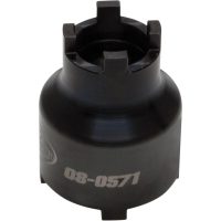Verktyg Spanner Nut Socket Svart/Oxid Carbonstål/Steel MOTION PRO