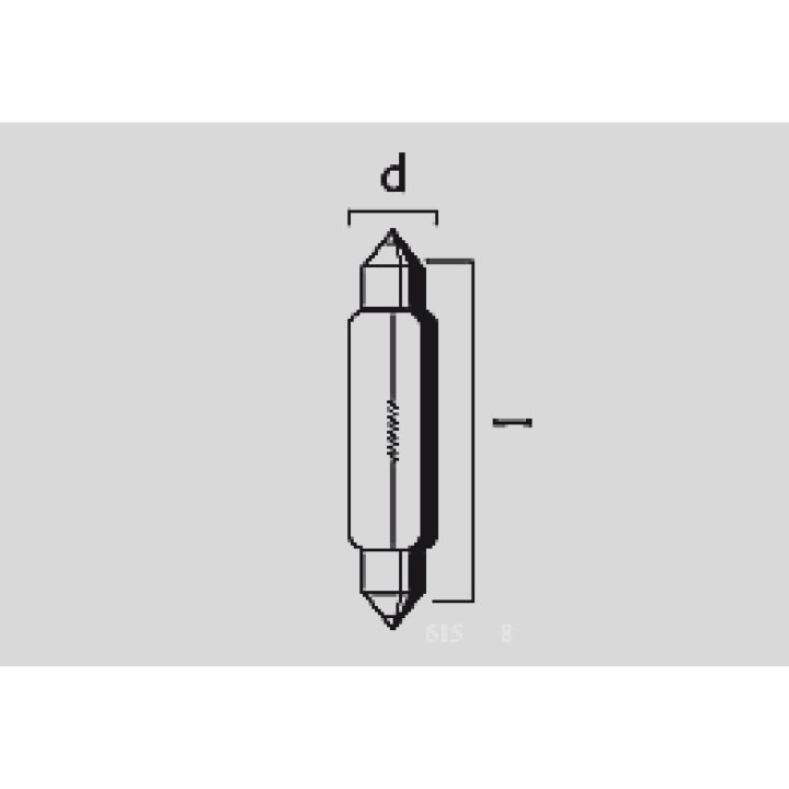 Verktygsdelar För Spänningsprovare Krom FLOSSER BULB REPLACMENT VOLT TEST 10PK – bild 2
