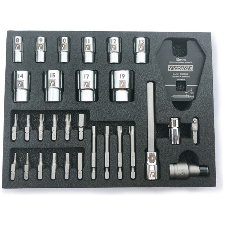 Verktygssats Pro Bit And Socket Set - 31 Delar PEDROS TOOL KIT – bild 2